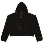 Black Hood By Air Oversized Hooded Sweatshirt