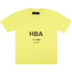 Lime Hood By Air Logo Short-Sleeve T-Shirt